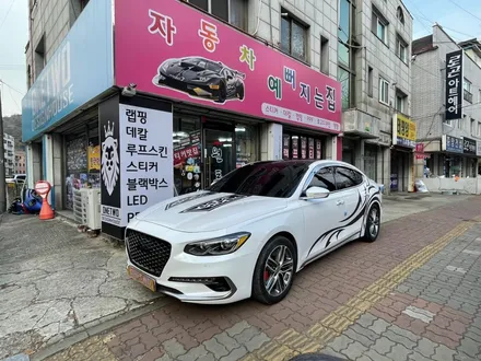 [안산랩핑] 그랜저 IG 사이드 본넷 사이드 데칼 스티커 시공 ! / 안산시 상록구 일동