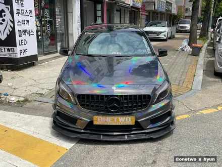 [안산 랩핑] 벤츠 A45 AMG 블랙 홀로그램 크롬 전체랩핑! / 안산시 상록구 일동
