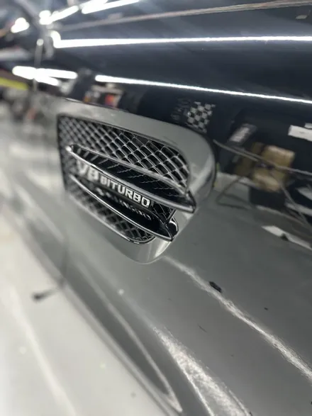 [안산 랩핑] 벤츠 AMG GT 쿠페 LB필름 고광택 블랙 전체랩핑 / 안산시 상록구 일동