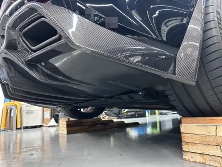 [안산 랩핑] 벤츠 AMG GT 리어 디퓨져 드라이카본 인스톨 / 경기 안산