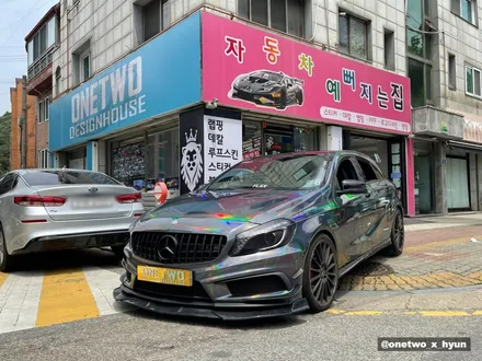 [안산 랩핑] 벤츠 A45 AMG 블랙 홀로그램 크롬 전체랩핑! / 안산시 상록구 일동