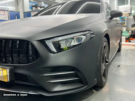 [전체 랩핑] 벤츠 A35 AMG 무광블랙 전체랩핑! / 안산시 상록구 일동