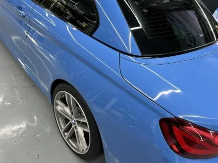 [안산 랩핑]BMW 430i 컨버터블 M 순정 컬러 전체 랩핑 스틱스 아부다비 블루 / 안산시 상록구 일동