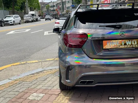 [안산 랩핑] 벤츠 A45 AMG 블랙 홀로그램 크롬 전체랩핑! / 안산시 상록구 일동