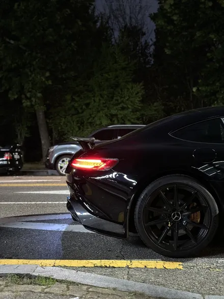 [안산 랩핑] 벤츠 AMG GT 리어 디퓨져 드라이카본 인스톨 / 경기 안산
