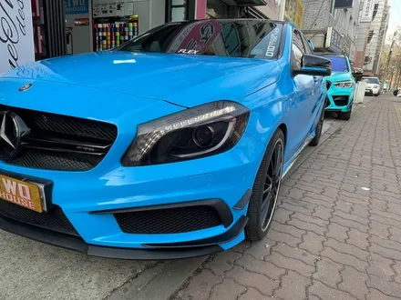 [안산랩핑] 벤츠 A45 AMG 라이트블루 전체랩핑 시공 ! / 안산시 상록구 일동