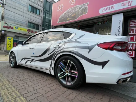 [안산랩핑] 그랜저 IG 사이드 본넷 사이드 데칼 스티커 시공 ! / 안산시 상록구 일동
