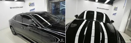 현대 쏘나타DN 신차 부천존슨썬팅 신차패키지시공 블랙박스 qxd3000pro / 부천 소사구 옥길동