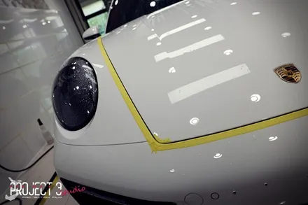 오산 포르쉐 911 전체 PPF : 고객의 요청에 의한 100% 컴퓨터 재단으로 보호 / 경기 평택