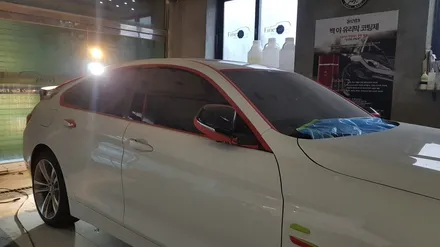 BMW420D 알파인 화이트 광택으로 영롱한 도장면 만들기...  조선광택 \