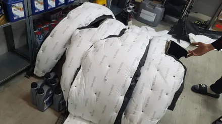 (노이즈라이트 D3) 신슐레이터 흡음제 본넷, 휠하우스 초음파 융착 시공 - 평택,안중,포승,청북 방음 / 경기 평택