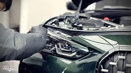 고덕 PPF, BMW 4 시리즈 헤드라이트 프로그램 PPF 설치 / 경기 평택