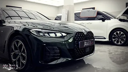 고덕 PPF, BMW 4 시리즈 헤드라이트 프로그램 PPF 설치 / 경기 평택