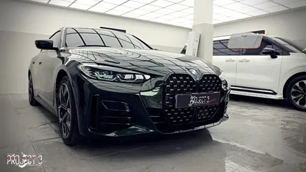 고덕 PPF, BMW 4 시리즈 헤드라이트 프로그램 PPF 설치 / 경기 평택
