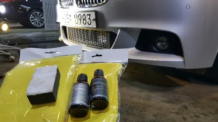 군산유리막코팅 - BMW 520D M 사고 보험처리로 차에 정떨어지지않게 유리막코팅 군산PPF필름 예쁘게 재시공 해드렸습니다^^ [조선광택 파이넥스 군산점] / 경기 평택