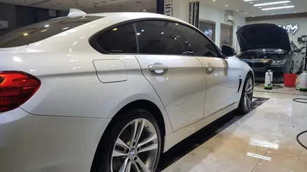 BMW420D 알파인 화이트 광택으로 영롱한 도장면 만들기...  조선광택 \
