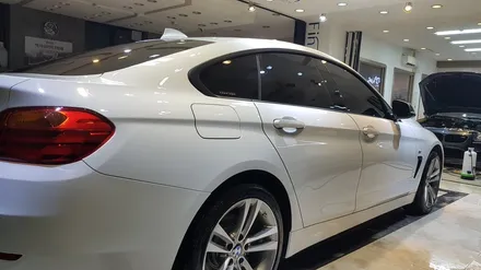 BMW420D 알파인 화이트 광택으로 영롱한 도장면 만들기...  조선광택 \