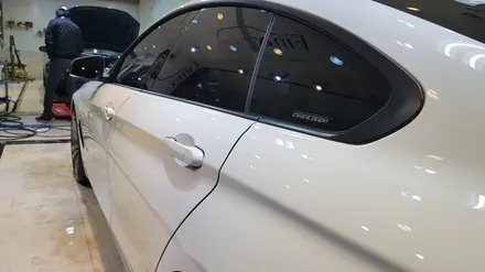 BMW420D 알파인 화이트 광택으로 영롱한 도장면 만들기...  조선광택 \