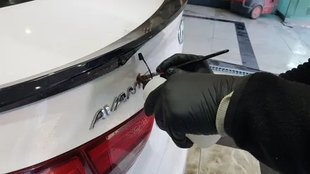 아반테MD를 디테일링 하다... 포승,안중,청북 손세차 디테일링 조선광택 / 경기 평택