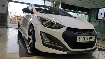 아반테MD를 디테일링 하다... 포승,안중,청북 손세차 디테일링 조선광택 / 경기 평택