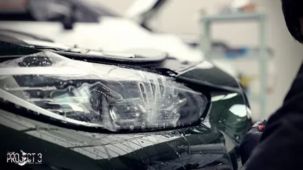 고덕 PPF, BMW 4 시리즈 헤드라이트 프로그램 PPF 설치 / 경기 평택