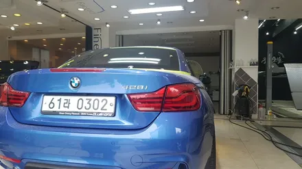 평택,청북 광택 / BMW 428i 컨버터블 타업체에서 포기한 나무수액 제거하기 / 경기 평택