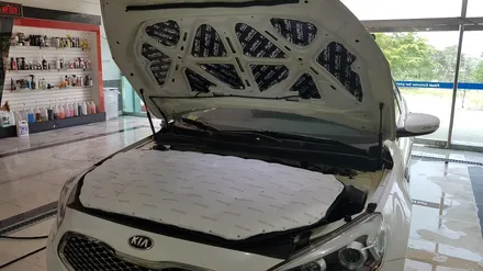 (노이즈라이트 D3) 신슐레이터 흡음제 본넷, 휠하우스 초음파 융착 시공 - 평택,안중,포승,청북 방음 / 경기 평택