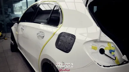 평택 PPF 시공, 프로젝트 3 필름으로 벤츠 A45 AMG 완벽 보호 / 경기 평택