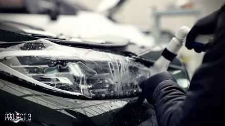 고덕 PPF, BMW 4 시리즈 헤드라이트 프로그램 PPF 설치 / 경기 평택