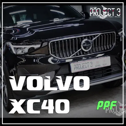 볼보 XC40 블랙 차량에 보닛 PPF와 생활보호PPF 왜 필요한가요? / 서초, 강남, 양재