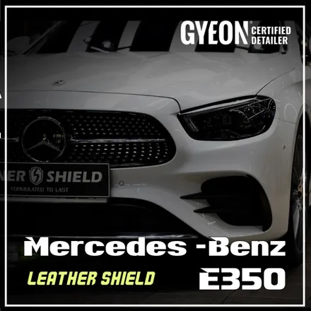 서초가죽코팅 전문점 기온쿼츠 인증점 오너쉴드에서벤츠 E350 가죽코팅 시공 받았습니다. / 서초, 강남, 양재