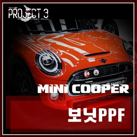 미니 쿠퍼S 보닛(후드) PPF 가격 말고도 중요한 것이 있습니다. / 서초, 강남, 양재