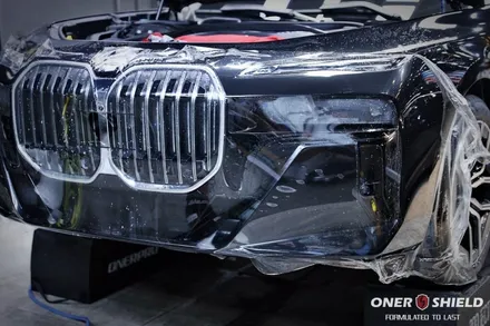 서초 고광택랩핑 BMW 7시리즈 차량에 투톤 랩핑으로 존재감 상승 / 서초, 강남, 양재