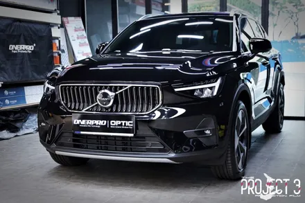 볼보 XC40 블랙 차량에 보닛 PPF와 생활보호PPF 왜 필요한가요? / 서초, 강남, 양재