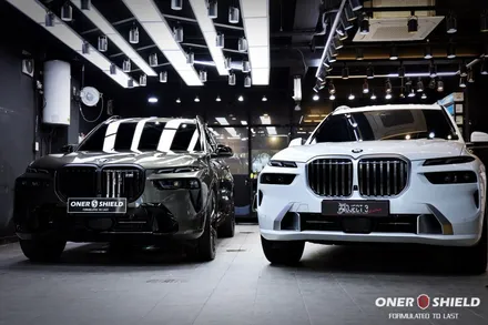 BMW X7 40d 미네랄 화이트 메탈릭 VS M60i 매해탄  메탈릭 트림비교 / 서초, 강남, 양재