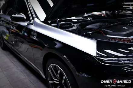 서초 고광택랩핑 BMW 7시리즈 차량에 투톤 랩핑으로 존재감 상승 / 서초, 강남, 양재