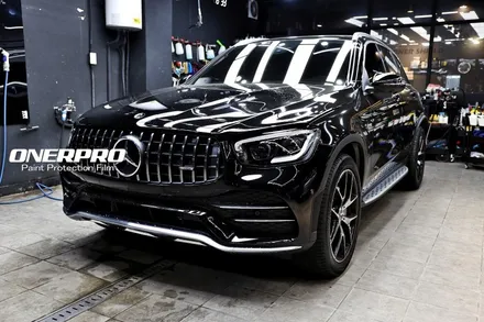 성수동PPF 벤츠 GLC AMG43 프론트 패키지 컴퓨터 패턴과 핸드컷 시공 / 서초, 강남, 양재