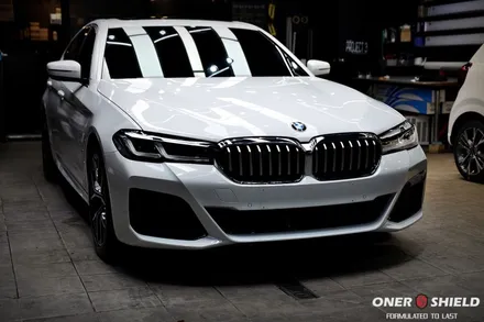 삼성동PPF BMW 530i MSP 알파인 화이트 프론트 패키지 오너프로 프로젝트3 베타 PPF / 서초, 강남, 양재