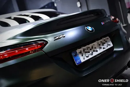 [BMW Z4 에디션10대 한정판 작업기] BMW Z4  프로즌 딥 그린 무광 유리막코팅 & PPF시공으로 완벽 보호 / 서초, 강남, 양재