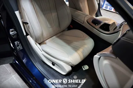 서초 강남 벤츠 CLS450 마끼아또 베이지 가죽시트 코팅 시공 | 오너쉴드 / 서초, 강남, 양재