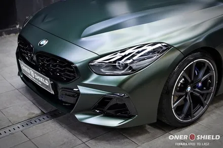 [BMW Z4 에디션10대 한정판 작업기] BMW Z4  프로즌 딥 그린 무광 유리막코팅 & PPF시공으로 완벽 보호 / 서초, 강남, 양재