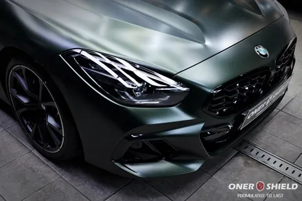 [BMW Z4 에디션10대 한정판 작업기] BMW Z4  프로즌 딥 그린 무광 유리막코팅 & PPF시공으로 완벽 보호 / 서초, 강남, 양재