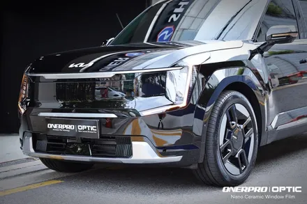 EV9 어스 4wd 오로라 블랙펄 방배 프리미엄 썬팅의 조건을 모두 갖춘 오너프로 옵틱 나노세라믹 플러스 신차패키지 / 서초, 강남, 양재