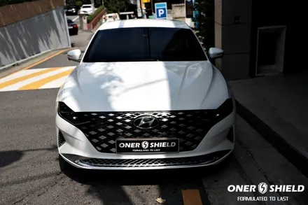 강남 더뉴그랜저 IG 화이트크림 출고 후 솔라가드 열차단 썬팅과 오너프로 생활보호필름 신차패키지 시공 | 오너쉴드 서초 / 서초, 강남, 양재