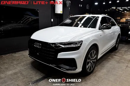 AUDI (아우디) Q8 흰색차 서초 PPF, 유리막코팅, 가죽코팅 시공 잘하는 곳 선택하는 Tip / 서초, 강남, 양재