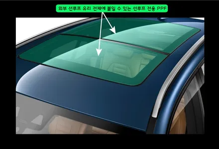 내 차에 선루프 썬팅을 해도 큰 효과를 느끼지 못하는 이유는?? 레인지로버 보그 파노라마 선루프 PPF / 서초, 강남, 양재