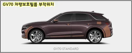제네시스 차량보호 필름 순정 옵션에 대해 알려드리겠습니다.  제네시스GV70 생활보호PPF / 서초, 강남, 양재