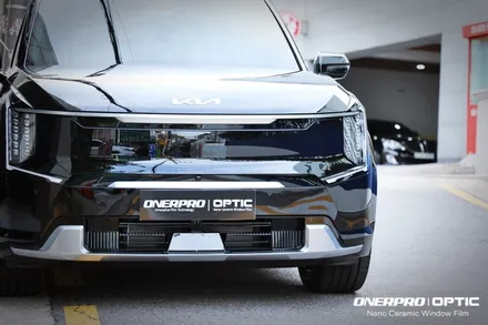 EV9 어스 4wd 오로라 블랙펄 방배 프리미엄 썬팅의 조건을 모두 갖춘 오너프로 옵틱 나노세라믹 플러스 신차패키지 / 서초, 강남, 양재