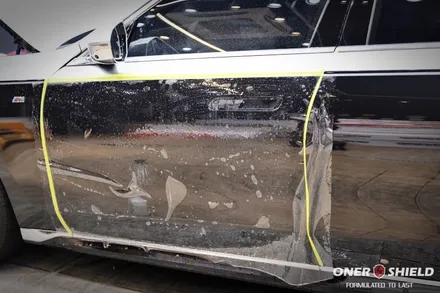 서초 고광택랩핑 BMW 7시리즈 차량에 투톤 랩핑으로 존재감 상승 / 서초, 강남, 양재