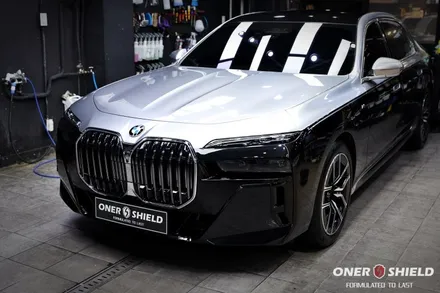 서초 고광택랩핑 BMW 7시리즈 차량에 투톤 랩핑으로 존재감 상승 / 서초, 강남, 양재